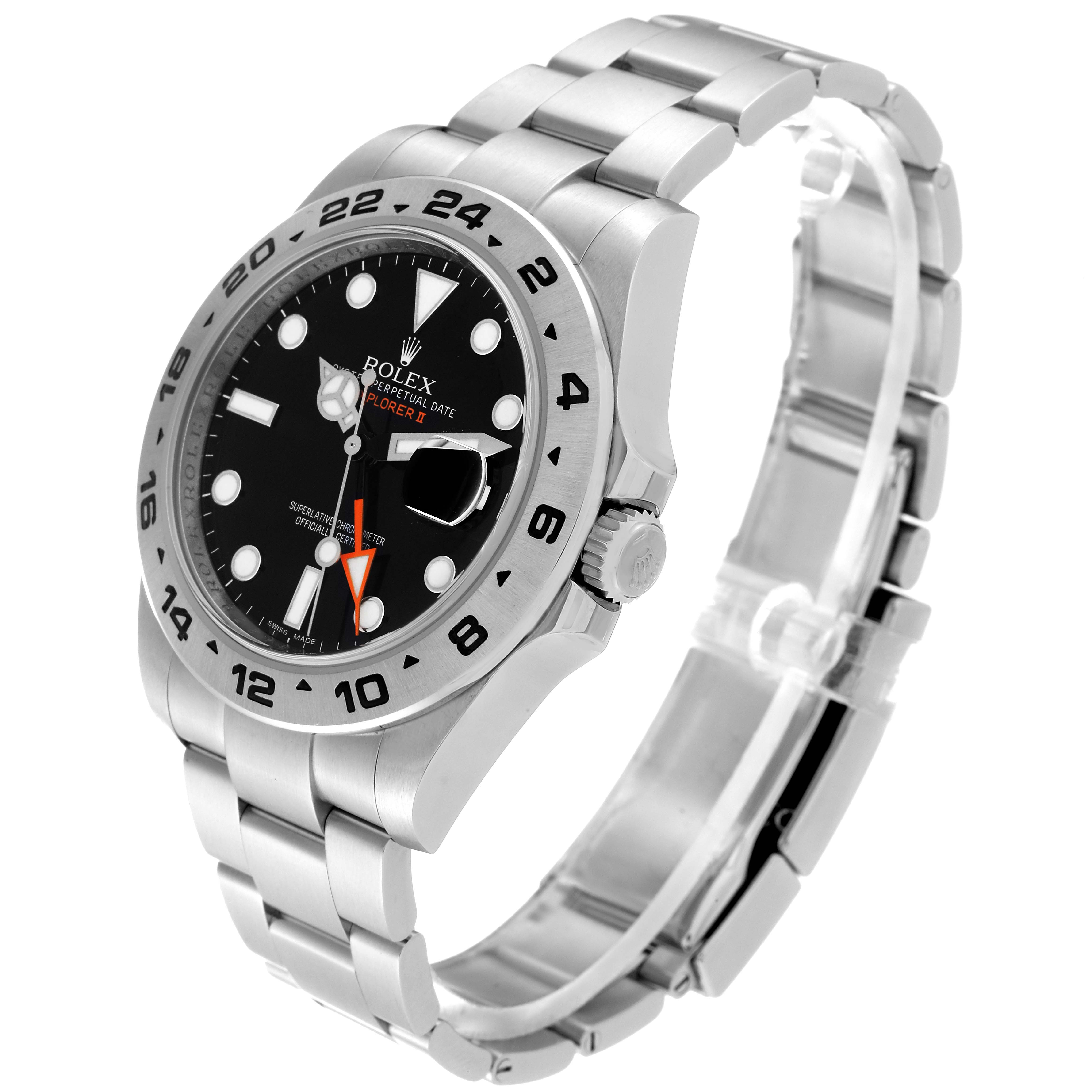The image shows a Rolex Explorer 216570 Men
s Stainless Steel Black Dial 216570 Men
s Stainless Steel Black Dial watch at a slight angle, revealing the face, bezel, crown, and part of the bracelet.