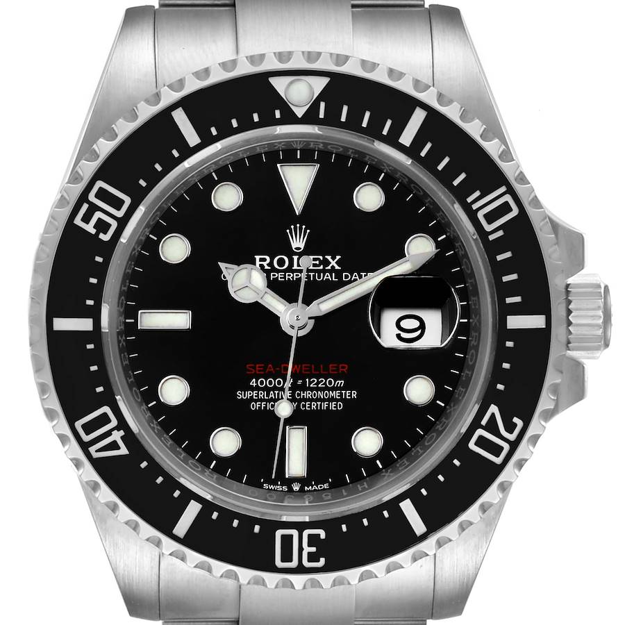 Rolex Seadweller 43mm 50th Anniversary Steel Mens Watch 126600 SwissWatchExpo