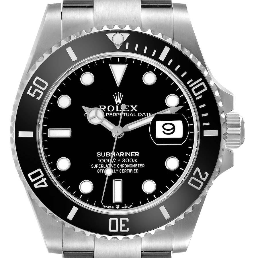 Rolex Submariner Black Dial Ceramic Bezel Steel Mens Watch 126610 Box Card SwissWatchExpo