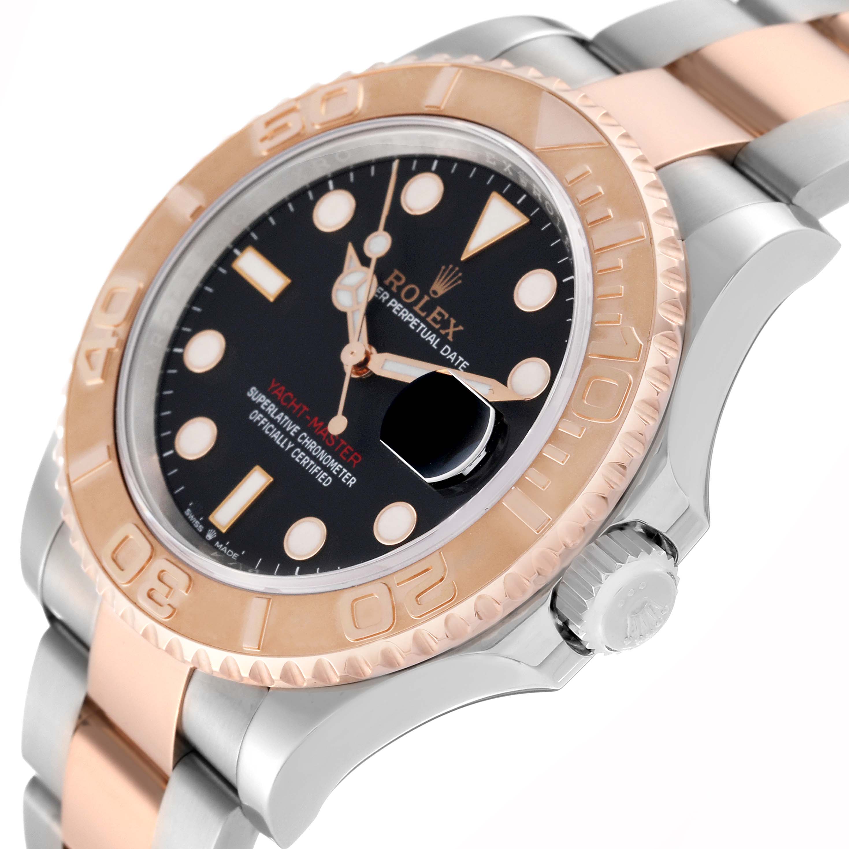 Rolex Yachtmaster Rose Gold Steel Rolesor Mens Watch 126621 ...