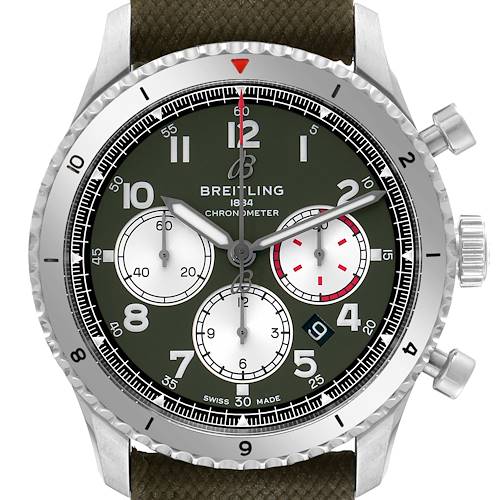 Photo of Breitling Aviator 8 B01 Curtiss Warhawk Steel Mens Watch AB0119 Box Papers
