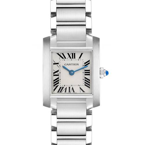 Photo of Cartier Tank Francaise Small Steel Ladies Quartz Watch W51008Q3