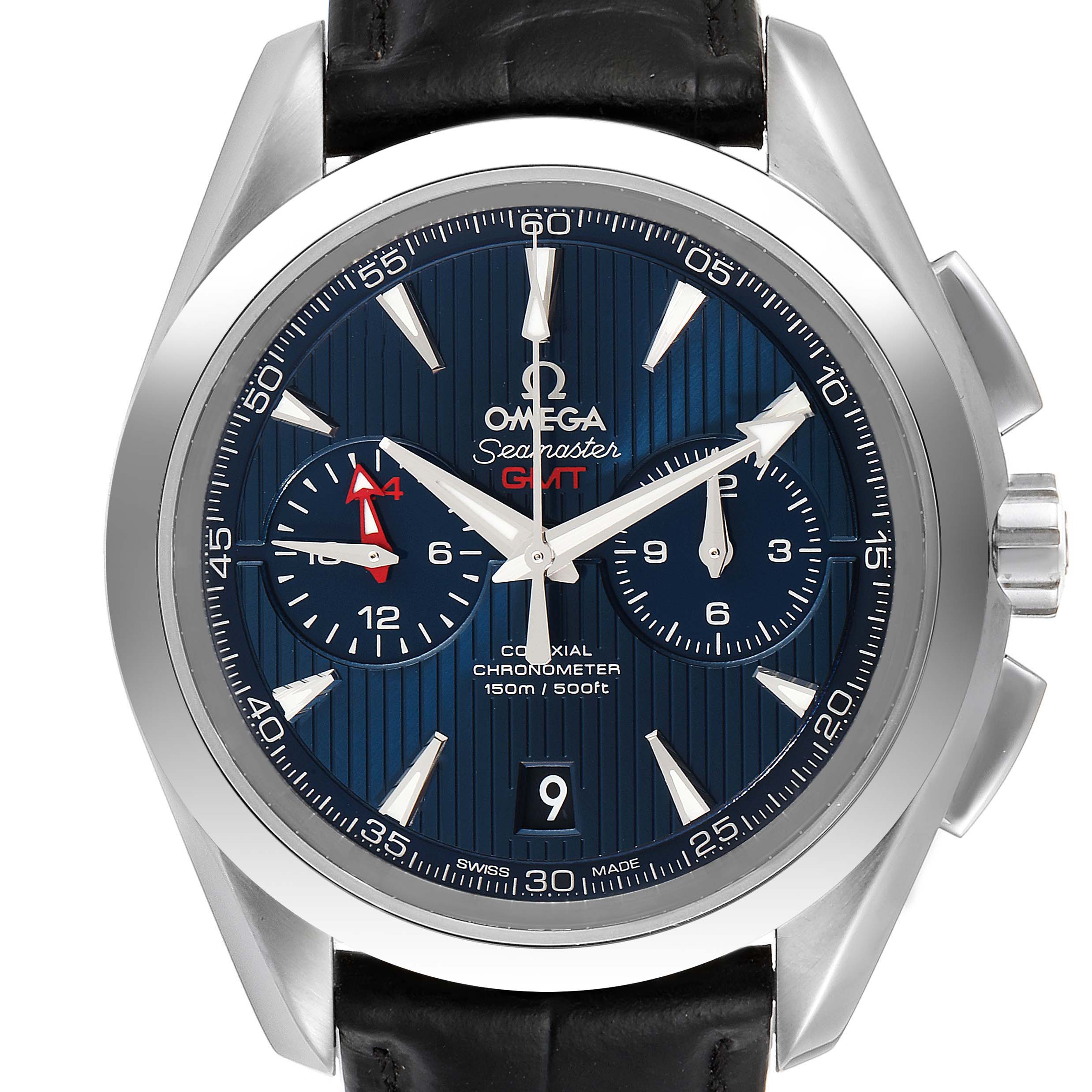 Omega aqua terra outlet chronograph gmt