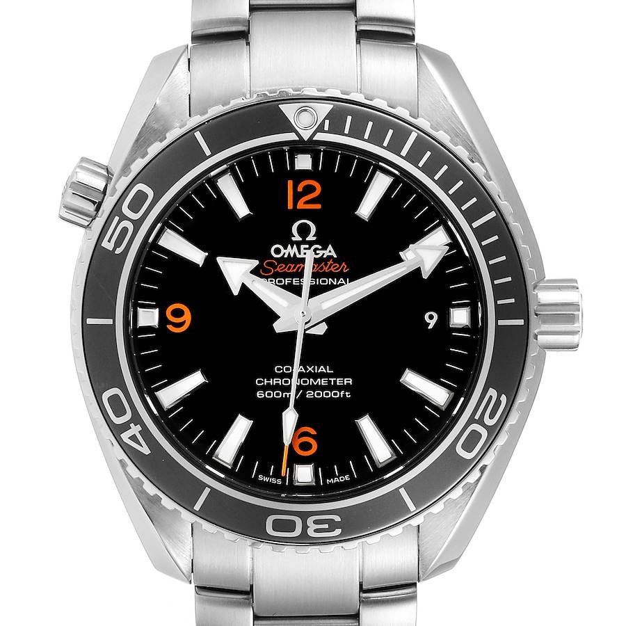 Omega Seamaster Planet Ocean 600M Steel Mens Watch 232.30.42.21.01.003 SwissWatchExpo