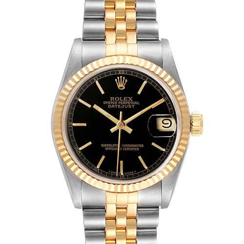 Photo of Rolex Datejust Midsize 31mm Steel Yellow Gold Ladies Watch 68273