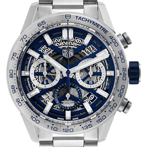Photo of Tag Heuer Carrera Skeleton Dial Japan Limited Edition Watch CBG2019