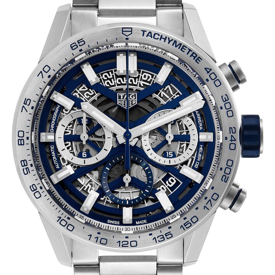 Tag Heuer Carrera Skeleton Dial Limited Edition Mens Watch CBG2019 SwissWatchExpo