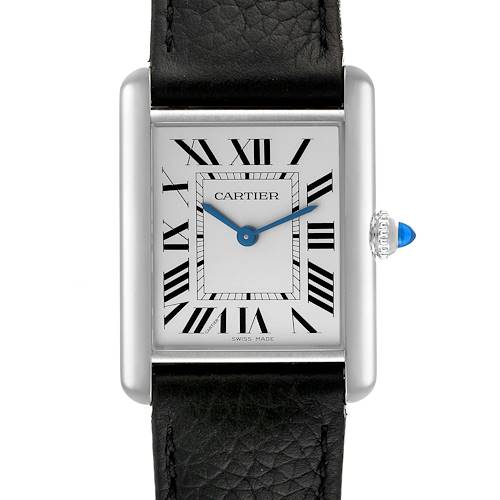 Photo of Cartier Tank Must Large Steel Silver Dial Ladies Watch WSTA0041