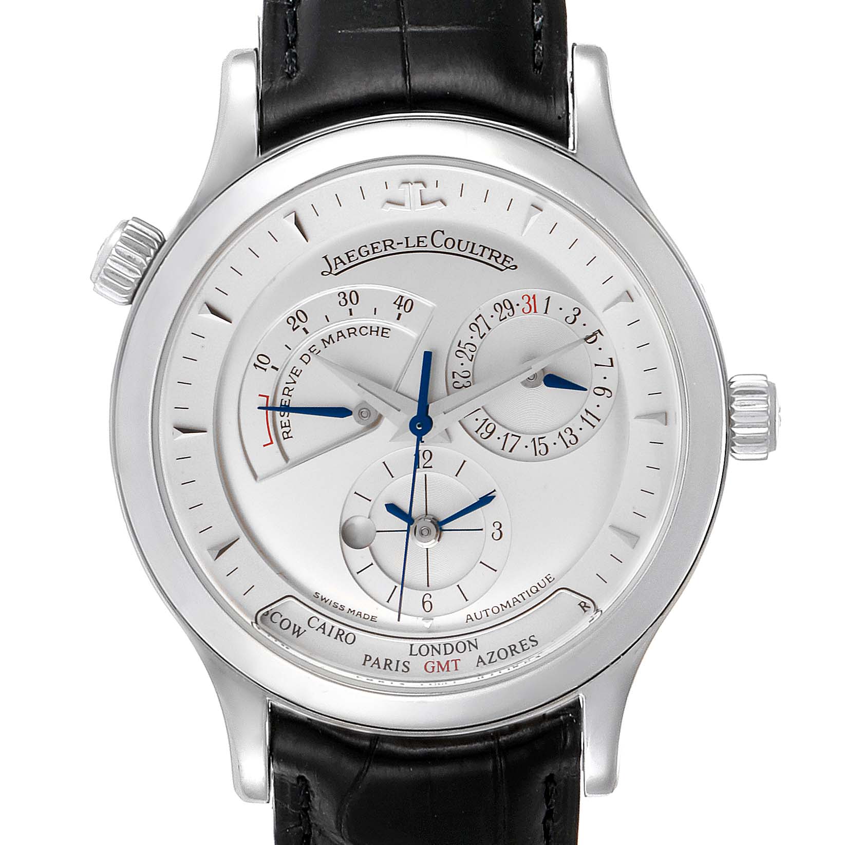 Jaeger Lecoultre Master Geographic Watch 142.8.92.S Q1428420 Box