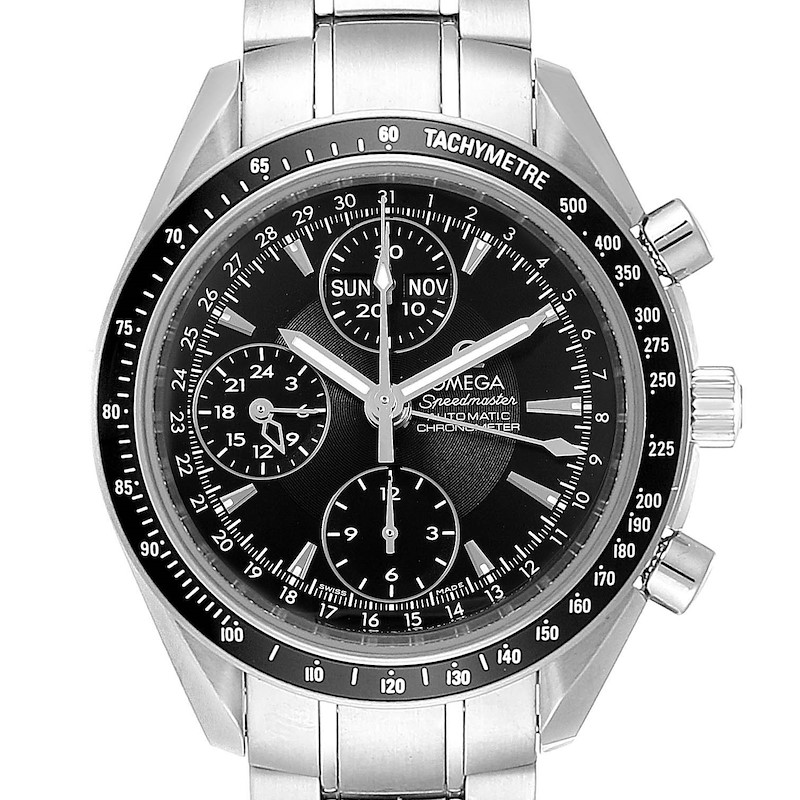 Omega Speedmaster Day-Date 40 Chronograph Watch 3220.50.00 Unworn SwissWatchExpo