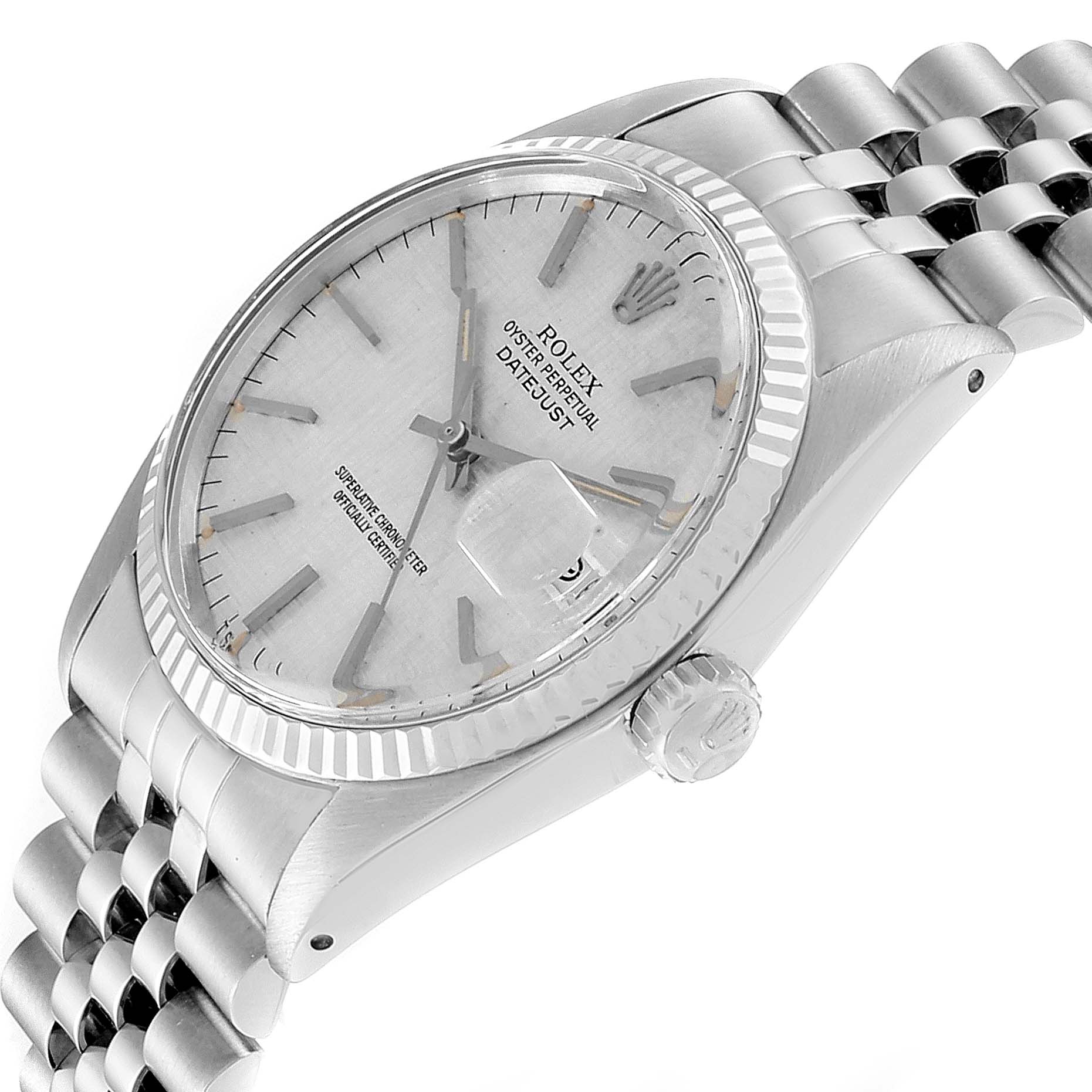 rolex datejust linen dial