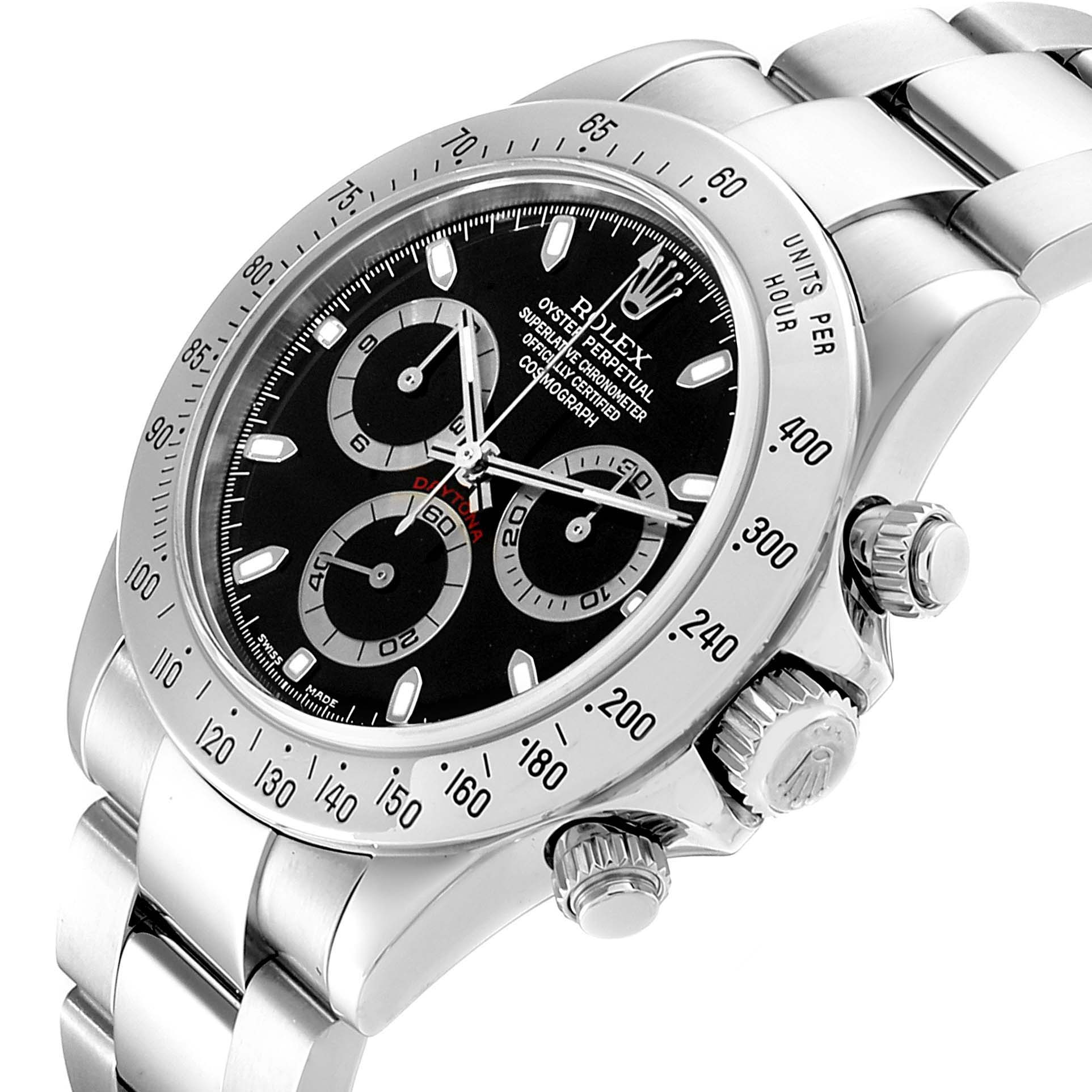 rolex daytona chronograph black