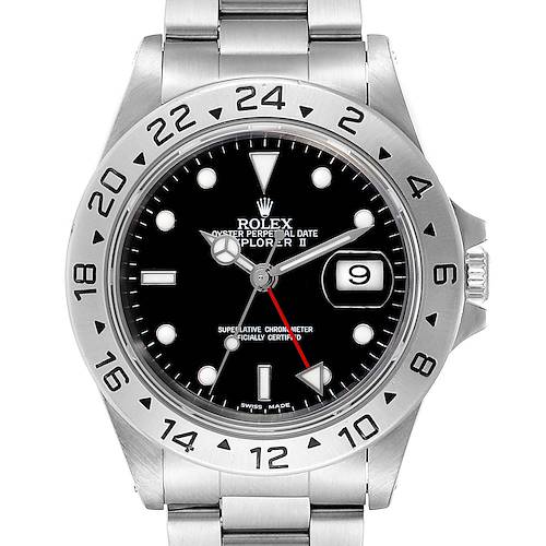 Photo of Rolex Explorer II Black Dial Oyster Bracelet Automatic Mens Watch 16570