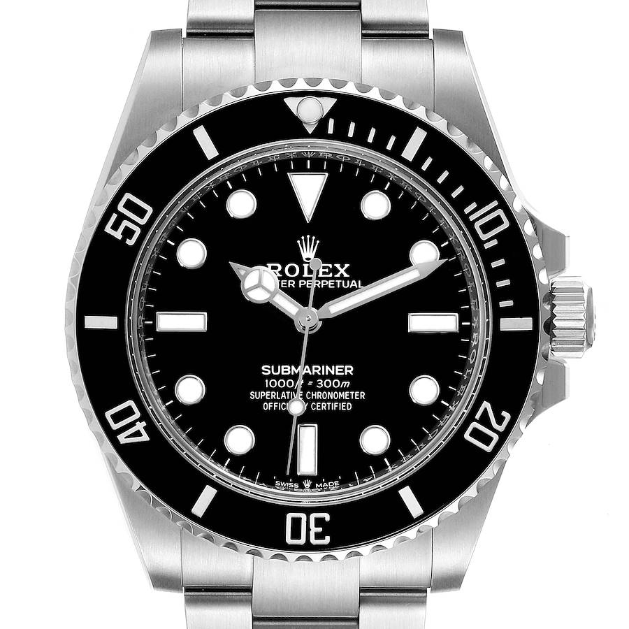 NOT FOR SALE Rolex Submariner Non-Date Ceramic Bezel Steel Mens Watch 124060 Box Card PARTIAL PAYMENT SwissWatchExpo