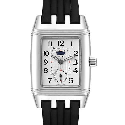 Photo of NOT FOR SALE Jaeger LeCoultre Reverso Gran Sport Duo Face Steel Diamond Ladies Watch 296.8.74 PARTIAL PAYMENT
