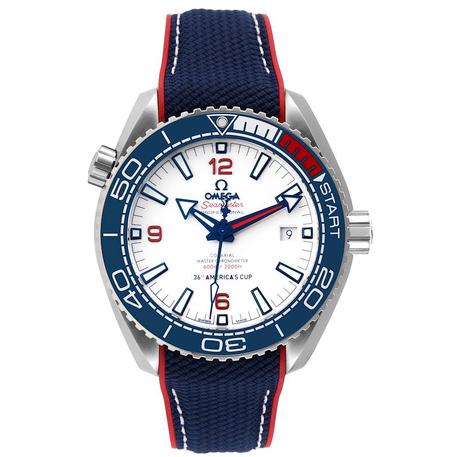 Omega Seamaster Planet Ocean America s Cup LE Watch 215.32.43.21.04.001 Box Card