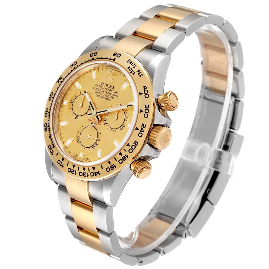 Rolex Daytona Champagne Dial Steel Yellow Gold Mens Watch 116503 Box ...