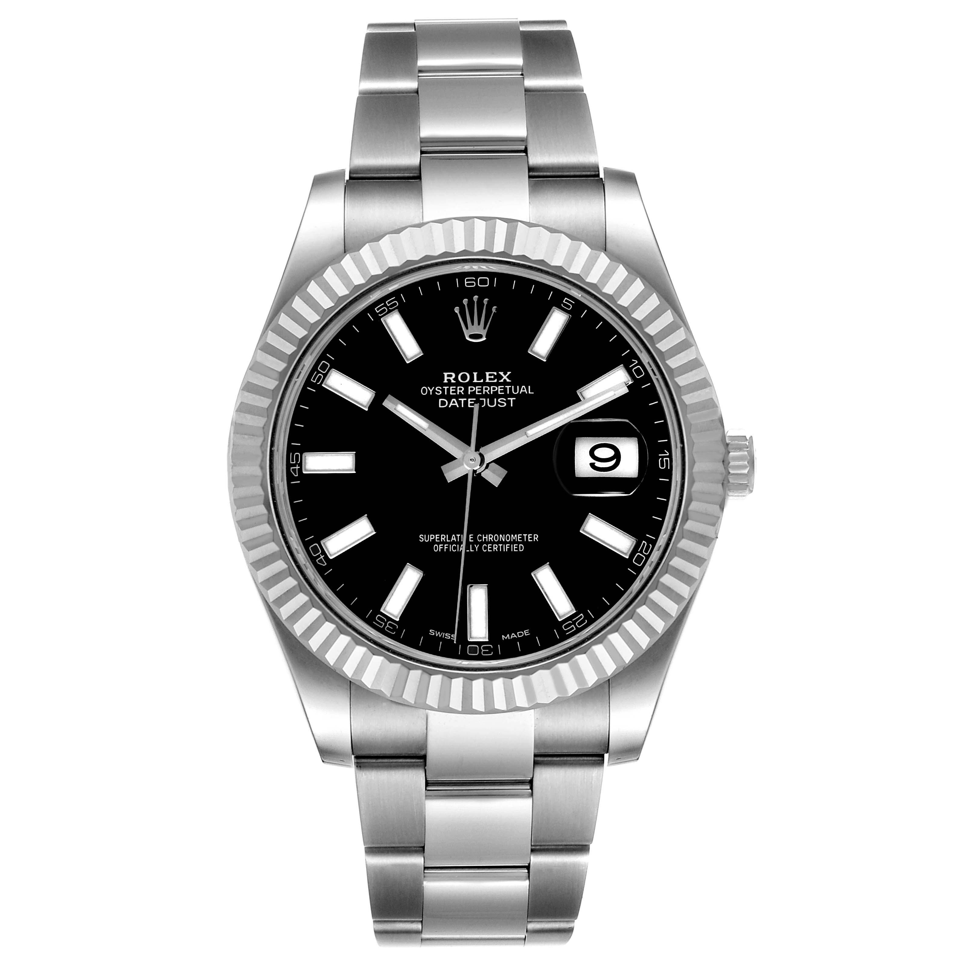 116234-BLKCJ | Rolex Datejust 36 Men's Luxury Watch