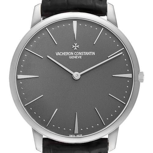 Photo of Vacheron Constantin Patrimony Grand Taille Platinum Mens Watch 81180 Papers