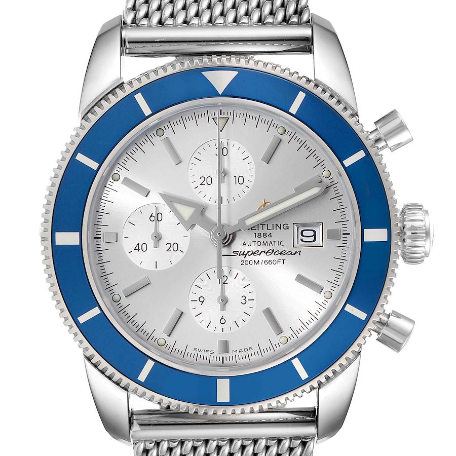 Breitling SuperOcean Heritage Chrono 46 Steel Mens Watch A13320 Box Papers SwissWatchExpo