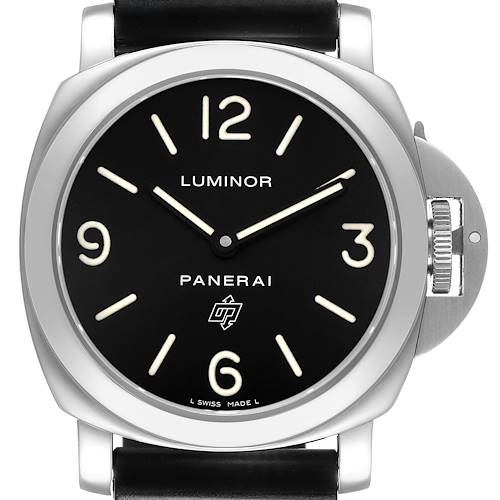 Photo of Panerai Luminor Base Logo 44 Steel Mens Watch PAM00000 Card
