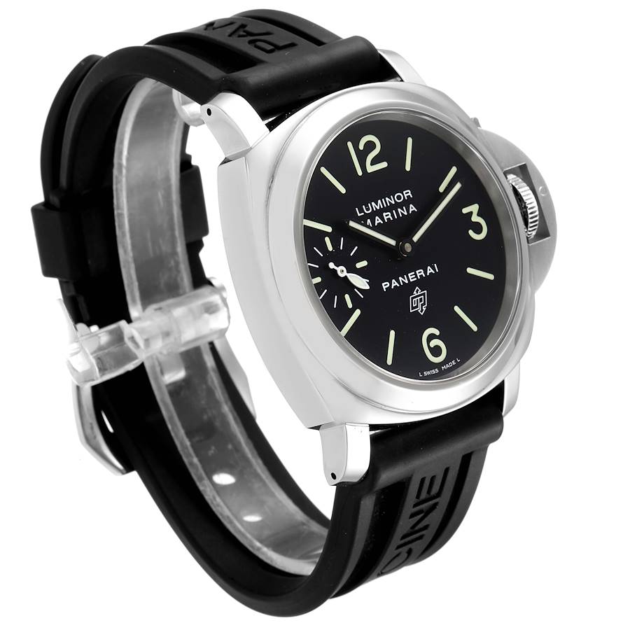 Panerai Luminor Base Logo 44mm Steel Mens Watch PAM01005