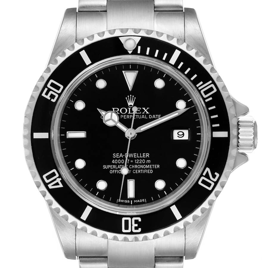 Rolex Seadweller Black Dial Automatic Steel Mens Watch 16600 SwissWatchExpo
