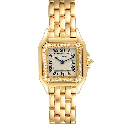 Photo of Cartier Panthere 18k Yellow Gold Diamond Ladies Watch WF3070B9