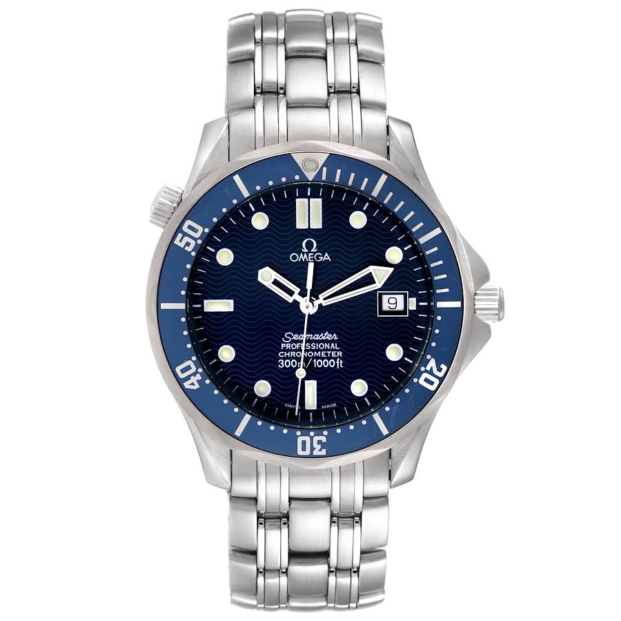 Omega Seamaster 300M Blue Dial Steel 