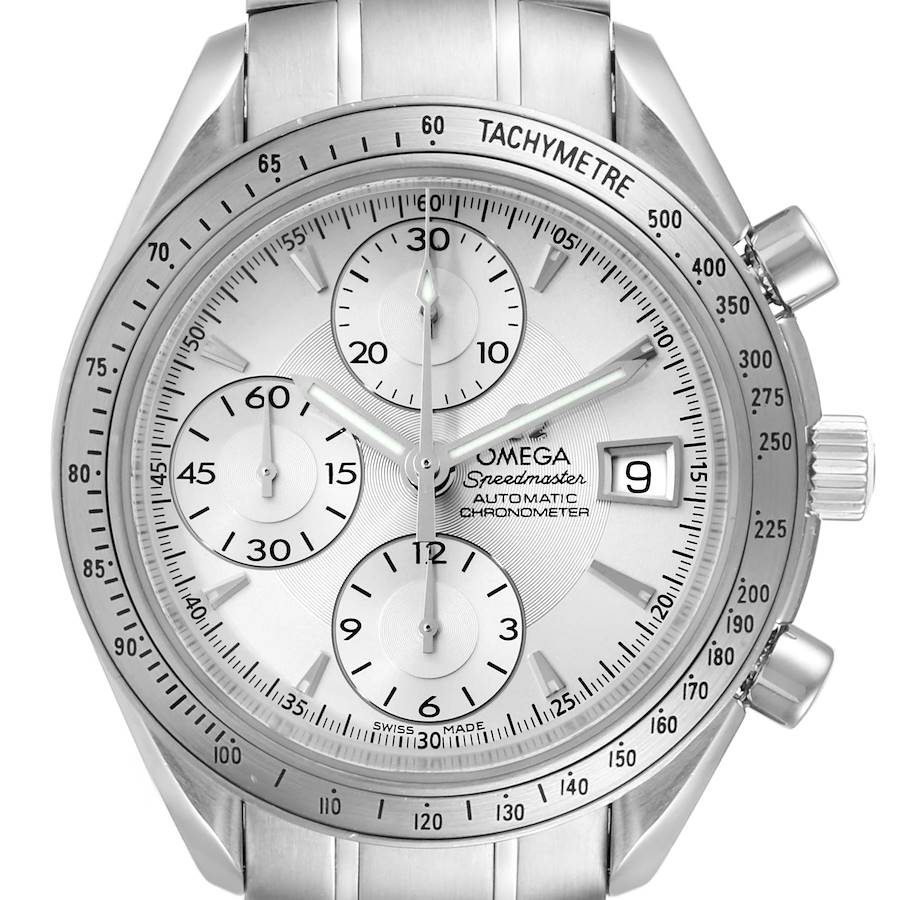 Omega Speedmaster Silver Dial Chronograph Mens Watch 3211.30.00 SwissWatchExpo
