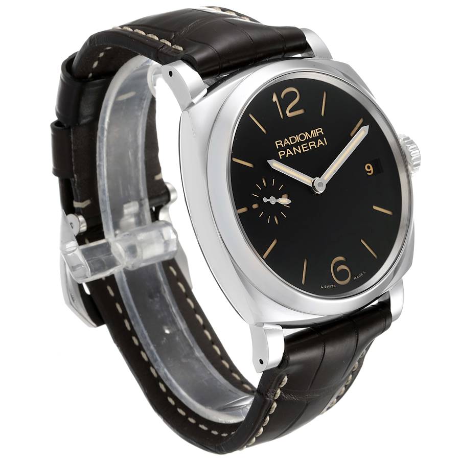 Panerai Radiomir 1940 Black Dial 3 Days 47mm Steel Watch PAM00514