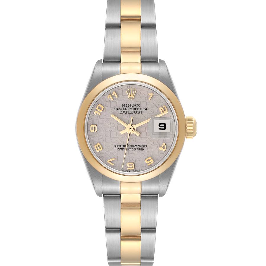 Rolex Datejust Steel Yellow Gold Ivory Anniversary Dial Ladies Watch 79163 SwissWatchExpo