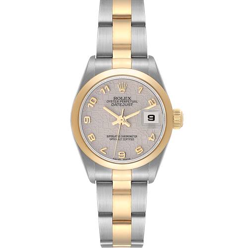 Photo of Rolex Datejust Steel Yellow Gold Ivory Anniversary Dial Ladies Watch 79163