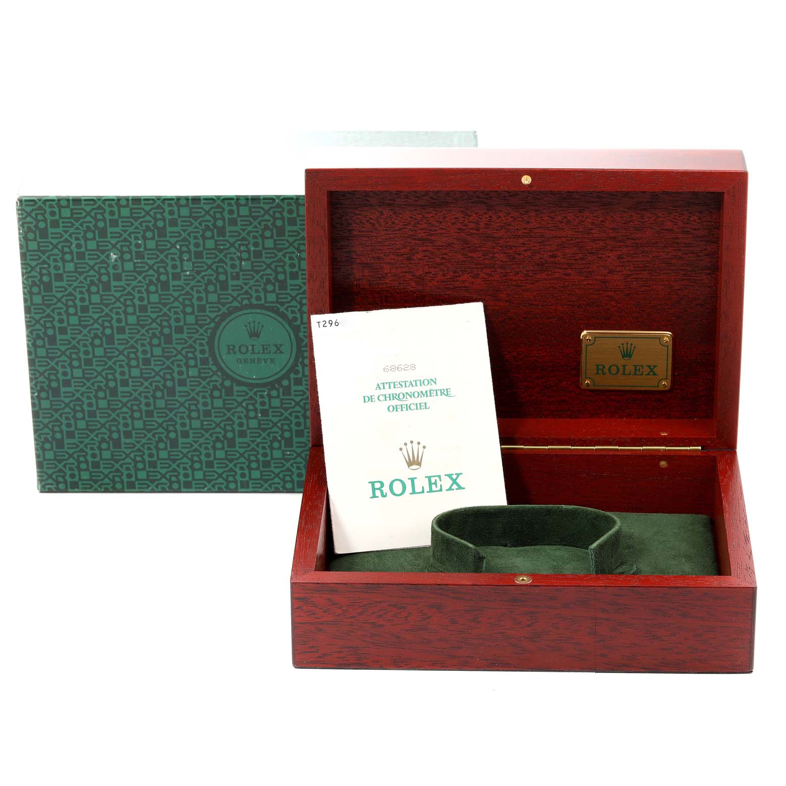 ROLEX VINTAGE WATCH BOX CASE 67.00.03 100% Authentic FZ6841