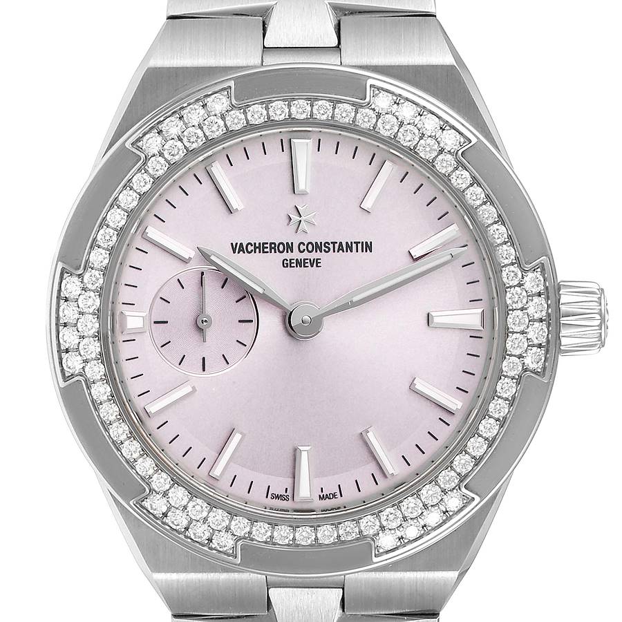 Vacheron Constantin Overseas 37 Steel Diamond Ladies Watch 2305V Unworn SwissWatchExpo