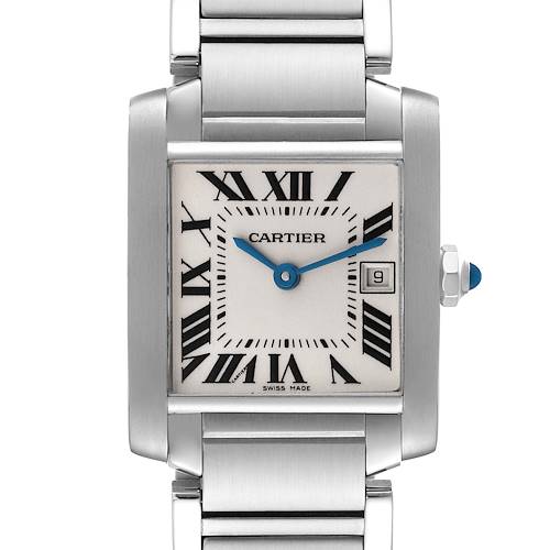 Photo of Cartier Tank Francaise Midsize Steel Ladies Watch W51011Q3