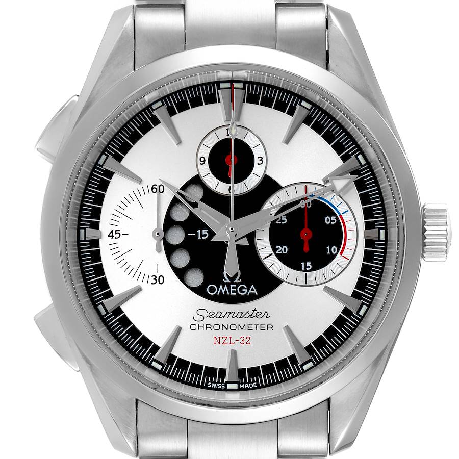 Omega Seamaster Aqua Terra NZL-32 Regatta Chronograph Watch 2513.30.00 SwissWatchExpo