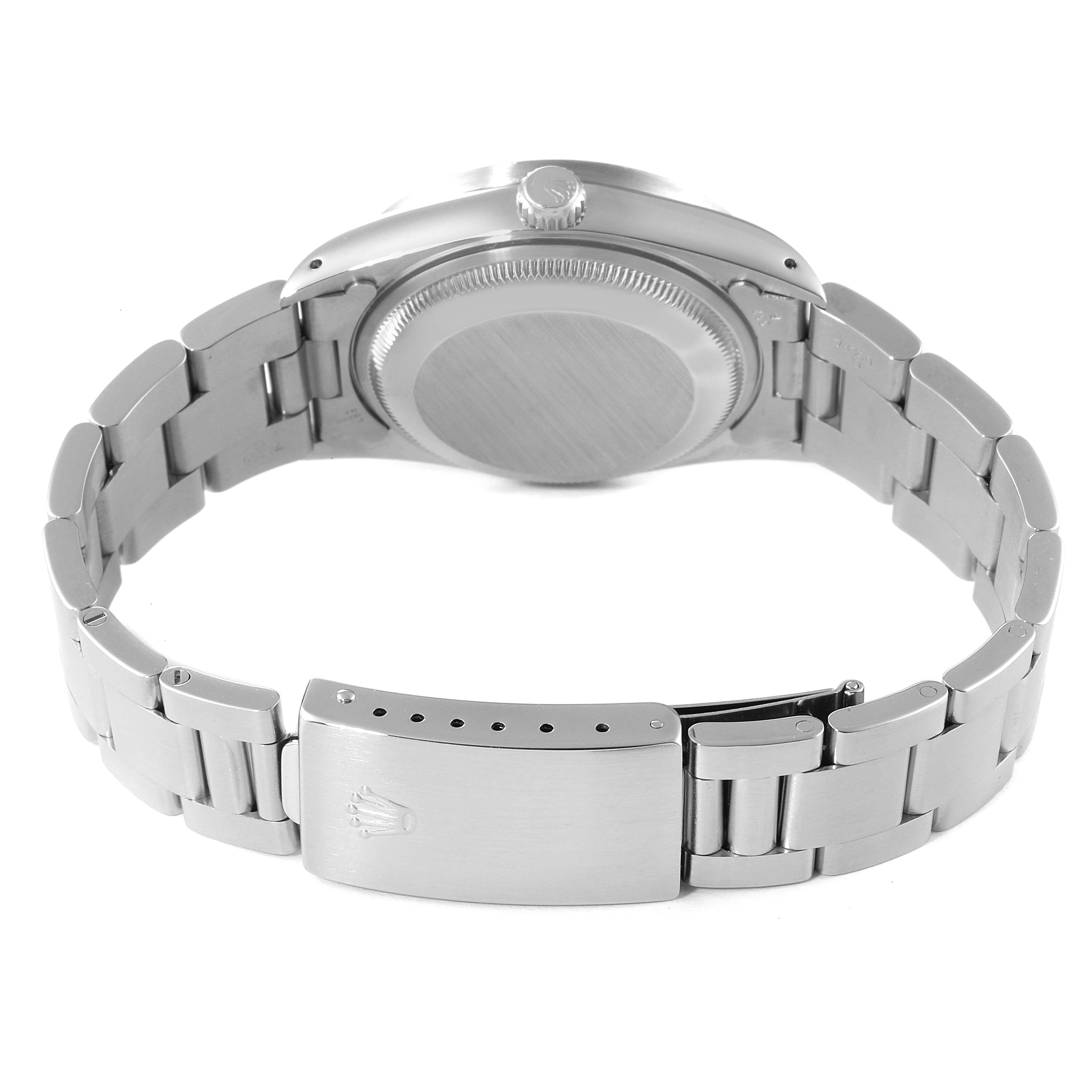 Rolex Date Silver Dial Oyster Bracelet Steel Mens Watch 15210 ...