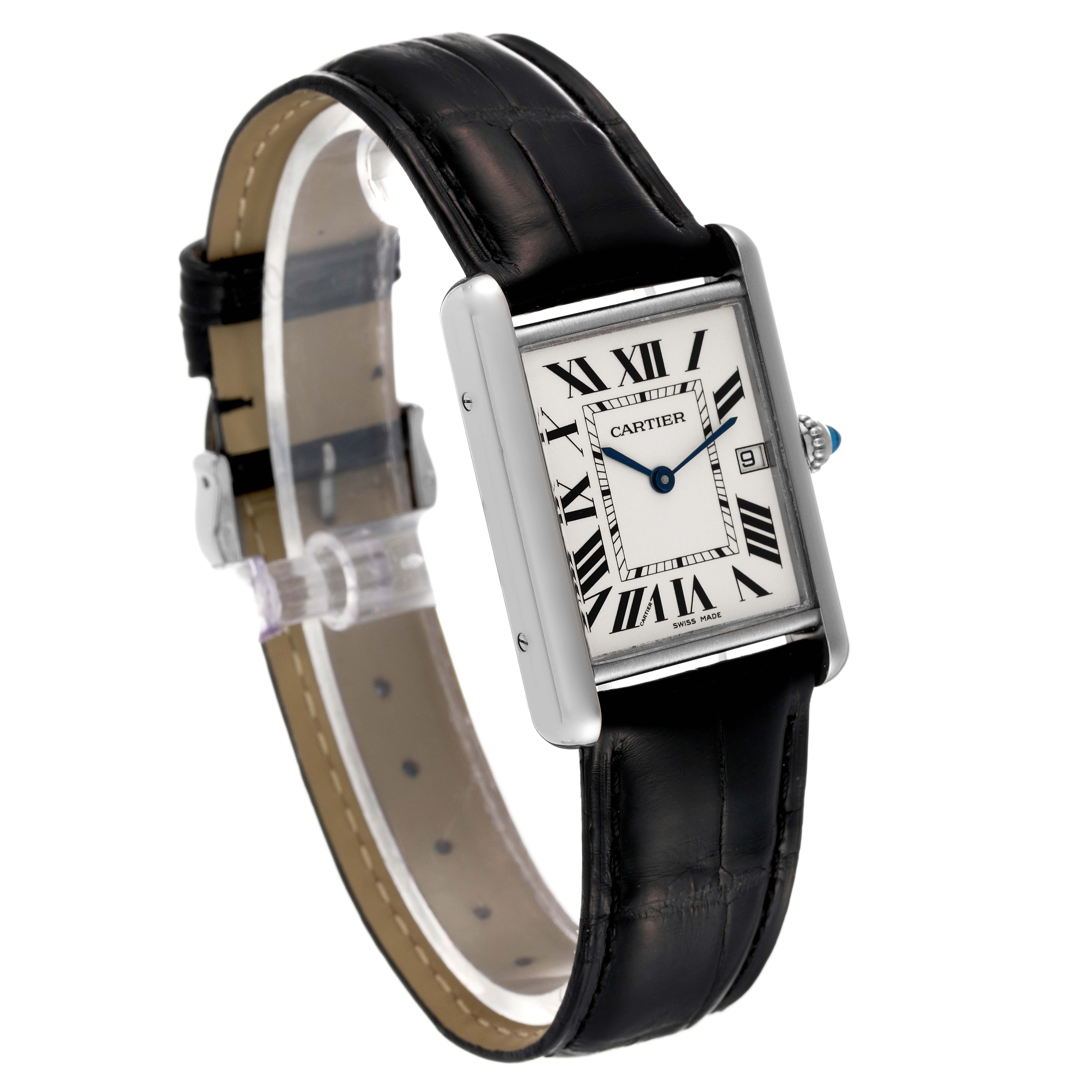 Cartier Tank Louis White Gold W1540956 | Stock 50870 | SwissWatchExpo