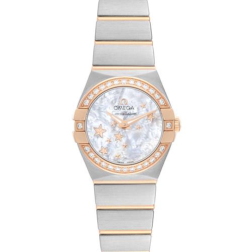 Photo of Omega Constellation Star Steel Rose Gold Diamond Ladies Watch 123.25.24.60.05.002