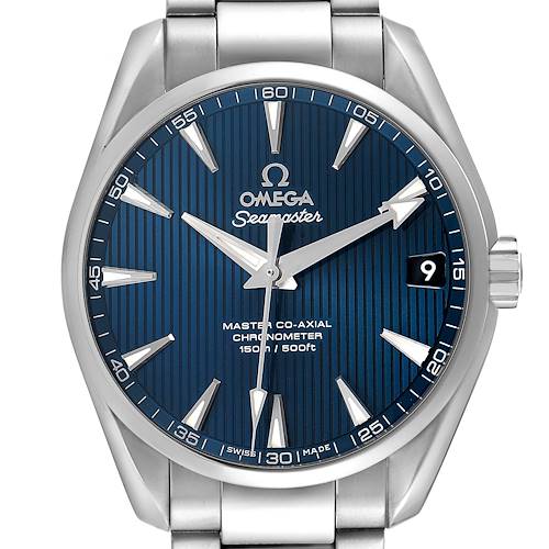 Photo of Omega Seamaster Aqua Terra Steel Blue Dial Mens Watch 231.10.39.21.03.002