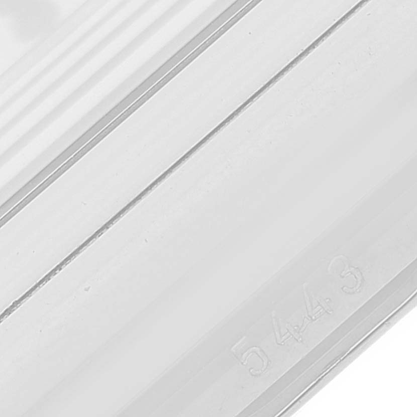 The image shows a close-up view of the edge and part of the band of a Rolex Cellini 5443/9 Men's White Gold Black Dial 5443/9 Men's White Gold Black Dial watch.