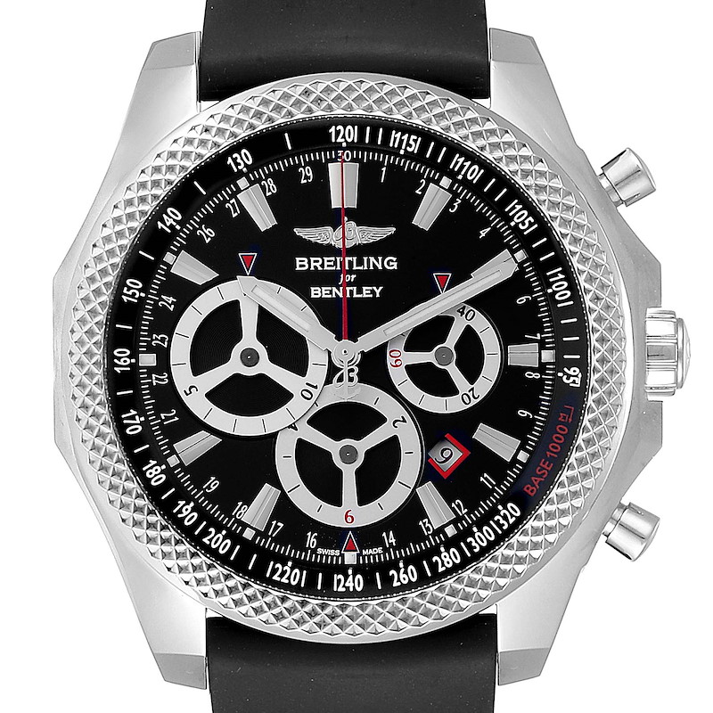 Breitling Bentley Barnato Racing Black Dial Mens Watch A25366 SwissWatchExpo