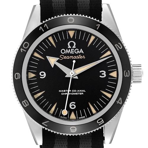 Photo of Omega Seamaster 300 Spectre Limited Edition Steel Mens Watch 233.32.41.21.01.001 Box Card