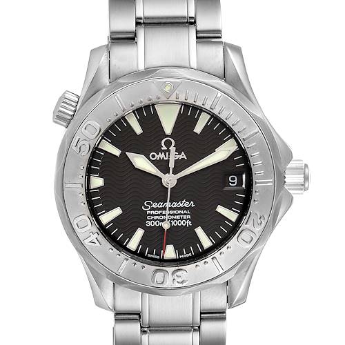 Photo of Omega Seamaster 36mm Midsize Black Wave Dial Steel Watch 2236.50.00