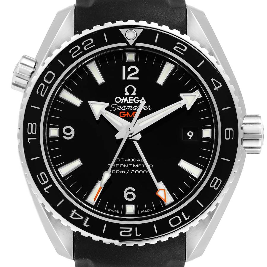 Omega Seamaster Planet Ocean GMT 600m Watch 232.32.44.22.01.001 Box Card SwissWatchExpo