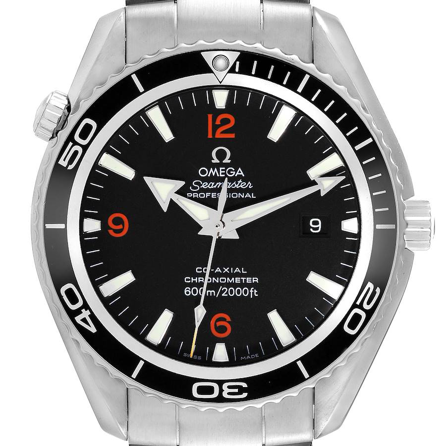 Omega Seamaster Planet Ocean XL Co-Axial Steel Mens Watch 2200.51.00 SwissWatchExpo