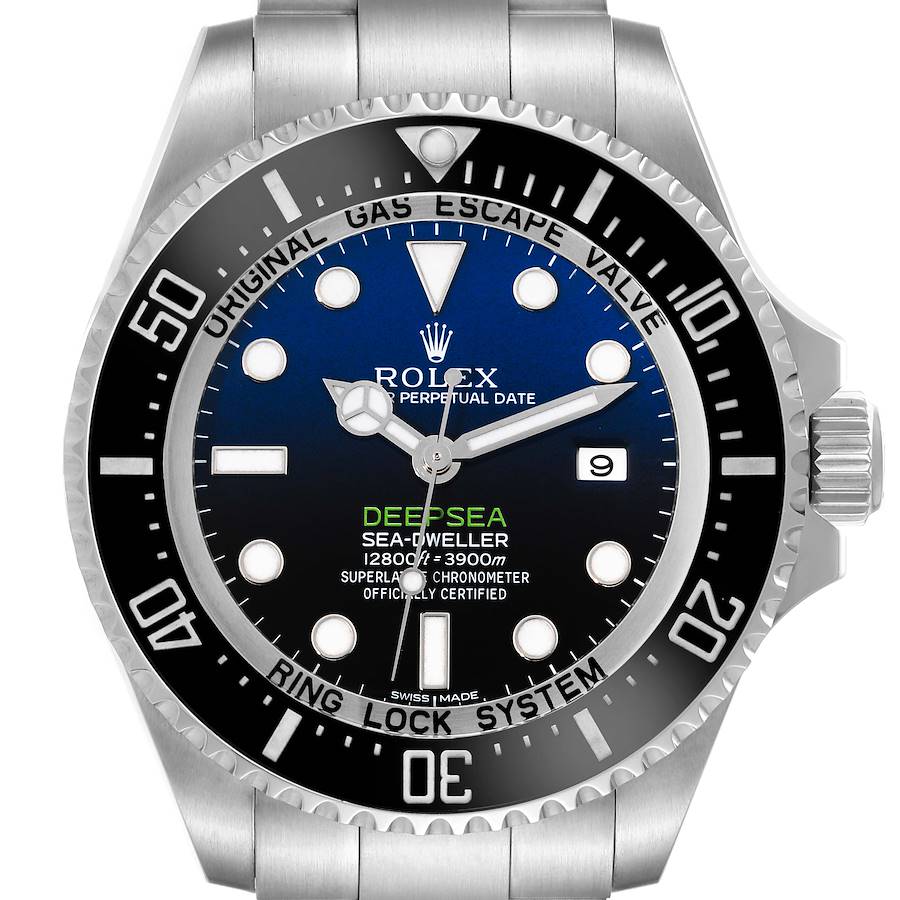Rolex Seadweller Deepsea Cameron D-Blue Steel Mens Watch 116660 Box Card SwissWatchExpo