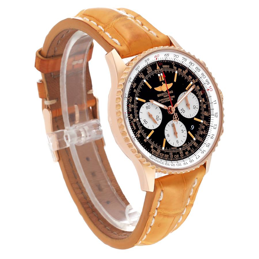 Breitling Navitimer Rose Gold RB0120 Stock 60725 SwissWatchExpo