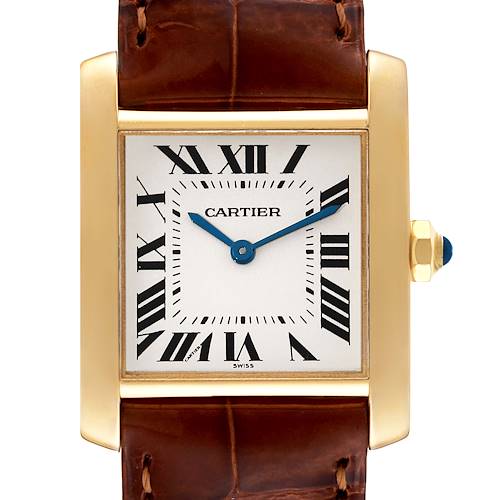 Photo of Cartier Tank Francaise Midsize Yellow Gold Ladies Watch W5000356